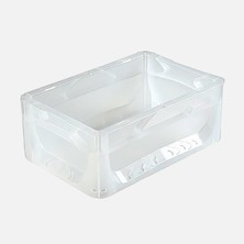 10 Adet Magic Kombo Euronorm Kapali Saklama Kabi Şeffaf 30X20X12CM