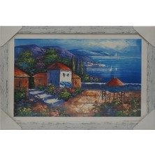 6 Adet Mina Art Istanbul Çerçeveli 39X53 cm