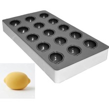 Fida Çerçeve Ayaklı Mini Meyve Silikon Dondurma Kalıbı Limon