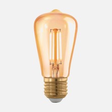 Eglo 3 Adet LED Ampul E-27 ST48 4W Amber 1700K