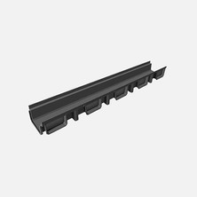 Özyangıncı 3 Adet Plastik Drenaj Kanalı 13X7,5X100 cm Mts 3035 Siyah