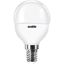 6 Adet Ecolite G45 5 W Beyaz Klasik E14 Duy LED Ampul