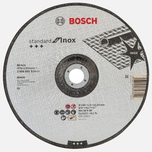 7 Adet Bosch 230X1,9 mm Standard Seri Düz Inox (Paslanmaz Çelik) Kesme Diski (Taş)
