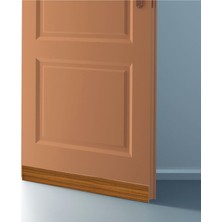 9 Adet Vodaseal Kendinden Yapışkanlı Kapıaltı Sızdırmazlık Bandı Kahverengi 400MMX110CM