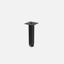 5 Adet Tempo 25X25 mm Baza 15 cm Siyah