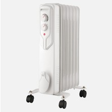 Voltomat Termostatlı 1500 W 7 Dilim Yağlı Radyatör Beyaz