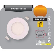 Tek-İş 7 Adet Tek-Iş 10 W Beyaz Tekli Sıva Altı Gömme LED Spot