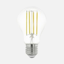 5 Adet Eglo Şeffaf A80 8 W Klasik E27 Duy LED Ampul
