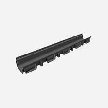 Özyangıncı 4 Adet Plastik Drenaj Kanalı Alt Çıkış 13X7,5X50 cm Mts 1135 Siyah