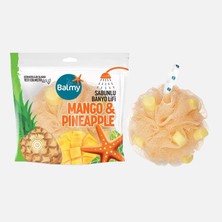 4 Adet Balmy Mango ve Ananas Sabunlu Banyo Lifi