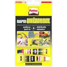 10 Adet Pattex Epoksi Yapıştırıcı Şeffaf 2X11 ml