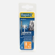 5 Adet Rapid Perçin 4X18 mm Alu Matkap Ucu 50 Adet