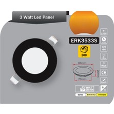 Tek-İş 7 Adet Tek-Iş 10 W Beyaz Siyah Kasa Tekli Sıva Altı Gömme LED Spot
