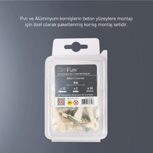 12 Adet Slimflex Korniş Montaj Seti 4 M