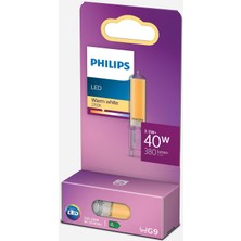 2 Adet Philips Nd Srt4 40 W Sarı Stick G9 Duy LED Ampul