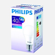 8 Adet Philips Essential 40 W Beyaz Klasik E27 Duy LED Ampul