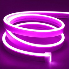 Atek 6 Adet Neon 5 Metre IP65 LED Mor Işık