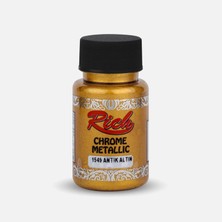5 Adet Rich Chrome Metalik Antik Altın 60 cc
