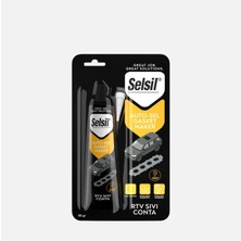 8 Adet Selsil Auto-Sel Rtv Sıvı Conta Kırmızı 85 gr