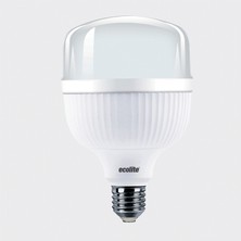9 Adet Ecolite Jumbo T70 20 W Sarı Klasik E27 Duy LED Ampul