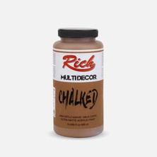 4 Adet Rich Multi Decor Chalked Kahverengi 500 cc
