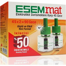 6 Adet Esemmat Elektrolikit Yedek 45 Gece 2'li Paket