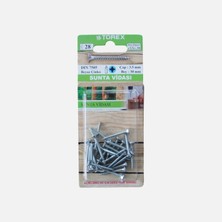 12 Adet Torex Dın 7505 Sunta Vidası 3.5X30 mm