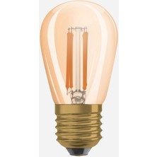 3 Adet Ledvance 1906 LED Edison 4W E27 Dim 827