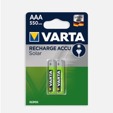 3 Adet Varta 2'li Şarjlı Solar Pil
