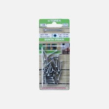 12 Adet Torex Dın 7505 Sunta Vidası 3.5X25 mm