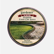 3 Adet Gardener 10620 Çim Ayırıcı - 7,5CMX20M - Yeşil