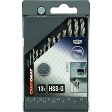4 Adet Craftomat Hss-G Metal Matkap Ucu S. 1.5-6.5