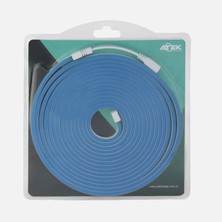 Atek 5 Adet Neon LED Mavi Işık 5 Metre IP65