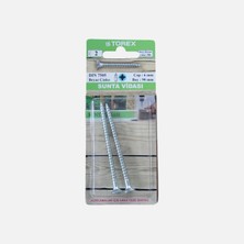 12 Adet Torex Dın 7505 Sunta Vidası 6X90 mm