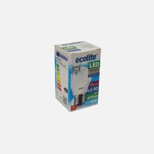 7 Adet Ecolite G45 LED Ampul 4.8W E27 4000K Sıcak Beyaz
