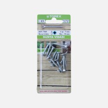 12 Adet Torex Dın 7505 Sunta Vidası 5X30 mm