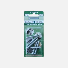 12 Adet Torex Dın 965 Yhb Küt Uçlu Metrik Vida 6X50 mm