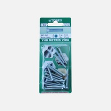 12 Adet Torex Dın 965 Yhb Küt Uçlu Metrik Vida 4X40 mm