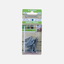 12 Adet Torex Dın 7505 Sunta Vidası 3X30 mm