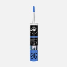 12 Adet Selsil Nötr Dış Cephe Silikonu Siyah 300 ml