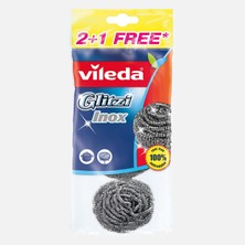 7 Adet Vileda Çelik Inox 3'lü Yuvarlak Sünger