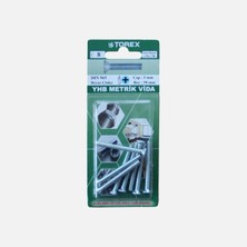 12 Adet Torex Dın 965 Yhb Küt Uçlu Metrik Vida 5X50 mm