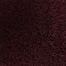 Guven Collection 2 Adet Güven Collection Kıvırcık Dikdörtgen Paspas Bordo  En: 100 cm