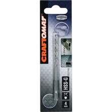6 Adet Craftomat Hss-G Metal Matkap Ucu 4 mm 1/4
