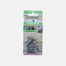 12 Adet Torex Dın 7505 Sunta Vidası 4X25 mm