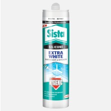 12 Adet Sista Extra White Silikon Beyaz 280 ml