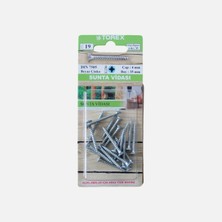 12 Adet Torex Dın 7505 Sunta Vidası 4X35 mm