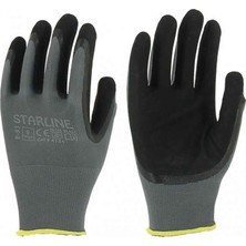 9 Adet Starline Köpük Nitril Eldiven Beden 10/xl
