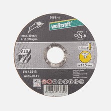 5 Adet Wolfcraft Alüminyum Disk Ø115X1,5X22,2MM