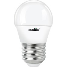 9 Adet Ecolite Ecolite 5 W Sarı Stick E27 Duy LED Ampul